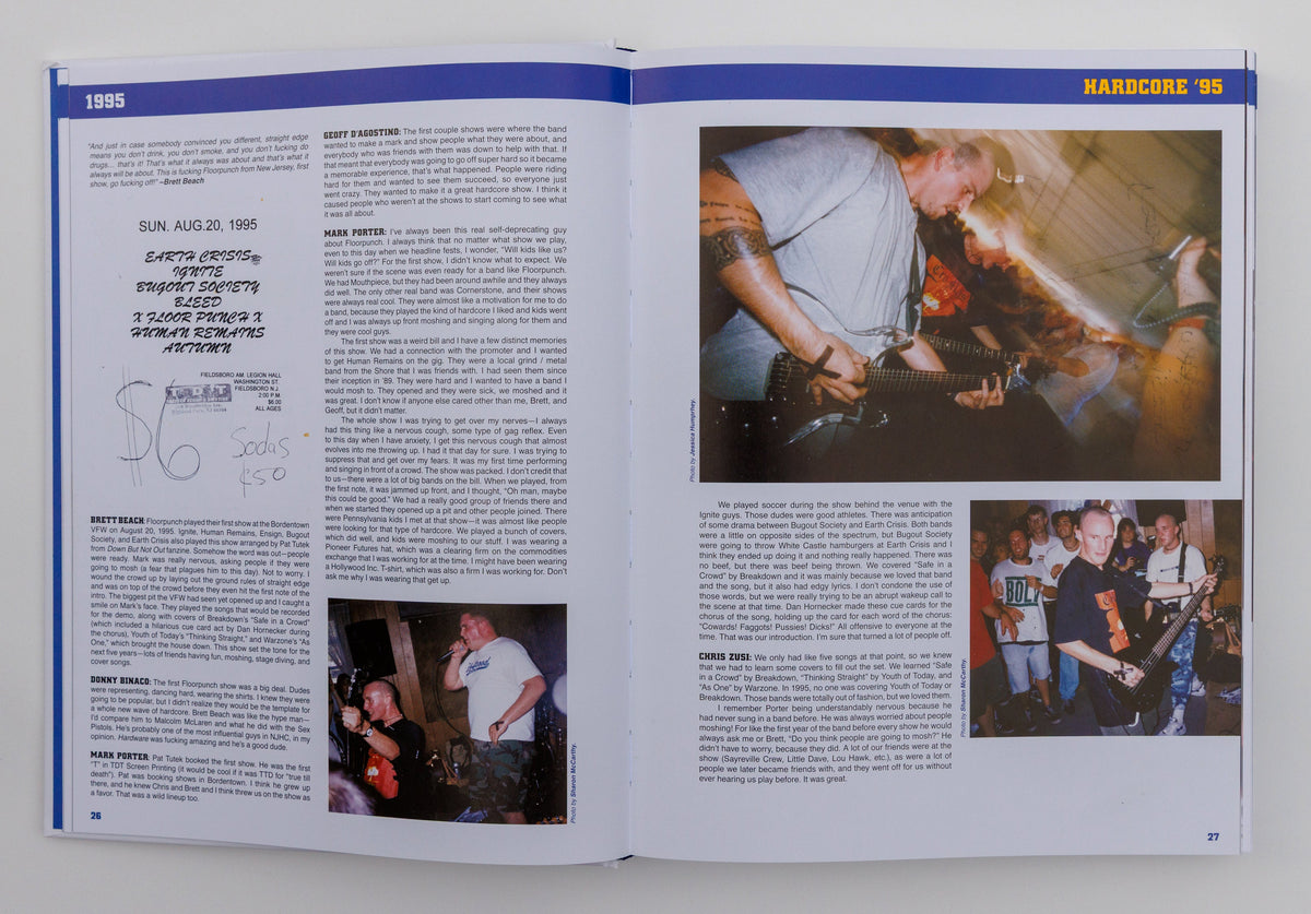 FLOORPUNCH: NO EXCEPTIONS 1995-2000 BOOK