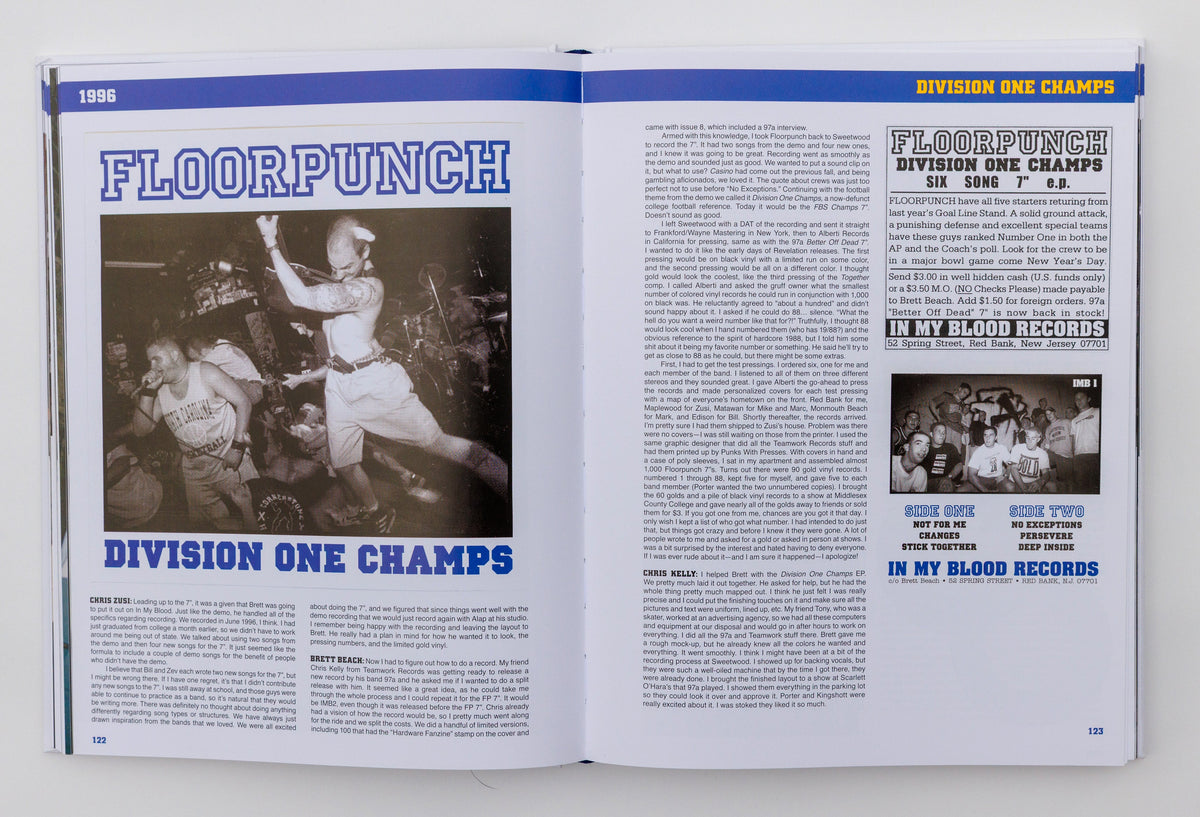 FLOORPUNCH: NO EXCEPTIONS 1995-2000 BOOK