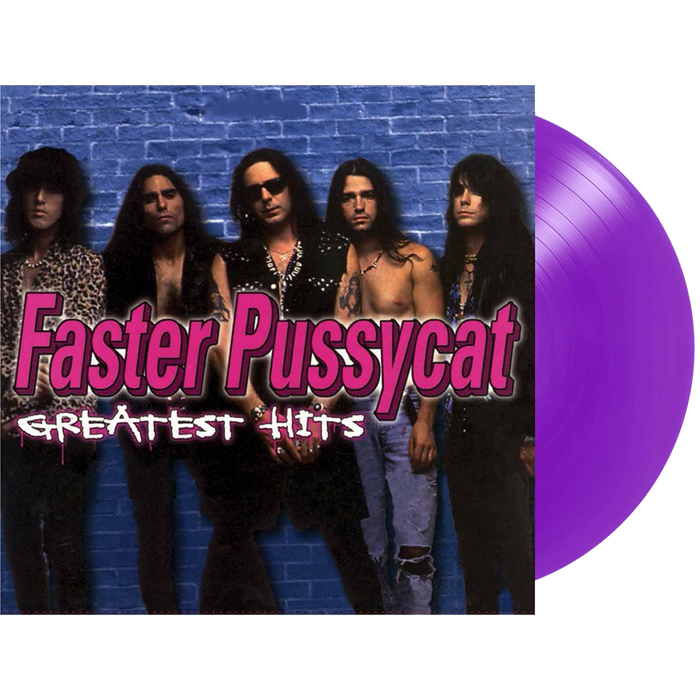 FASTER PUSSYCAT 'GREATEST HITS' ANNIVERSARY EDITION LP - PURPLE