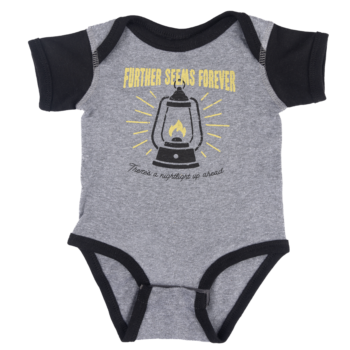 FURTHER SEEMS FOREVER ONESIE