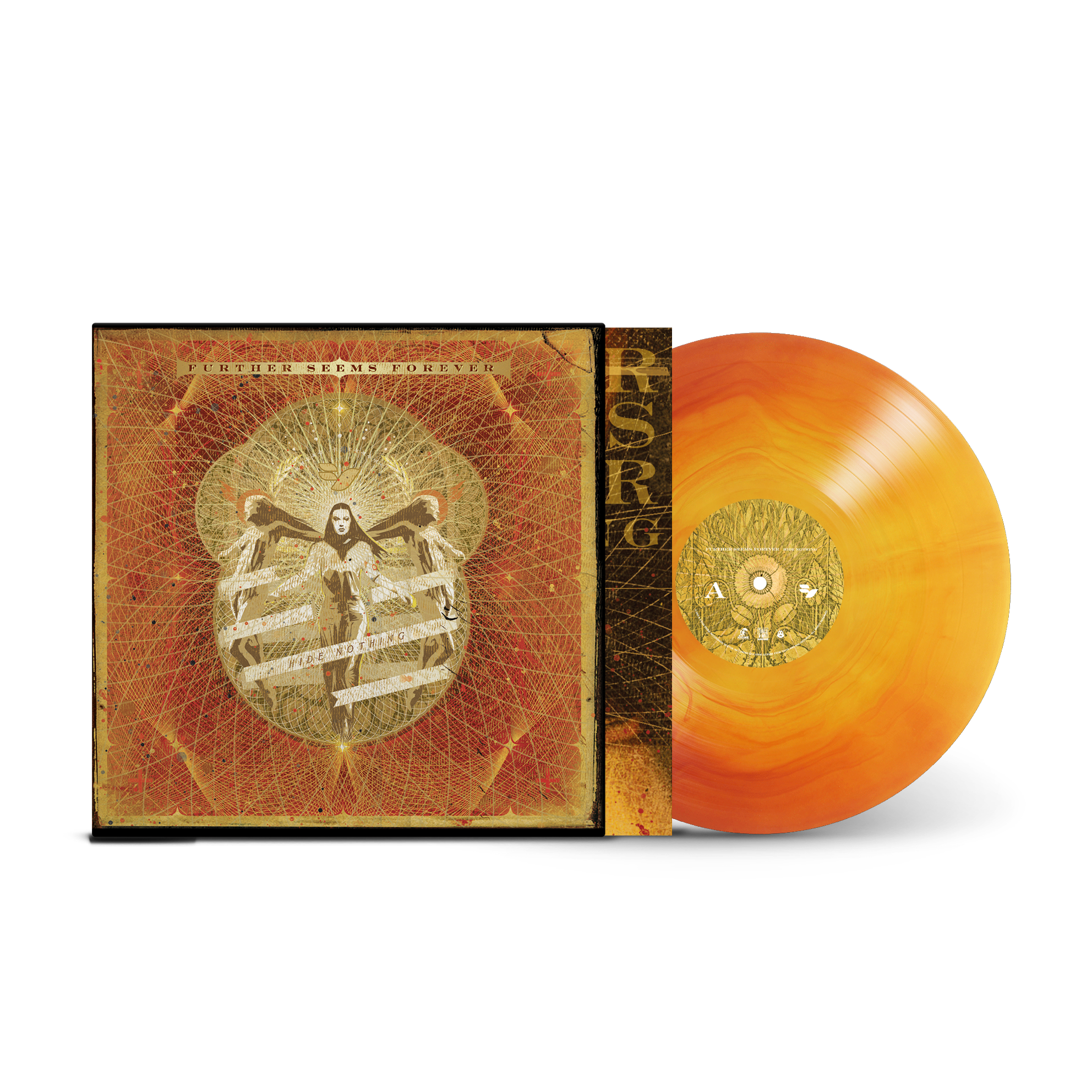 FURTHER SEEMS FOREVER ‘HIDE NOTHING’ LP - GOLD/CRIMSON