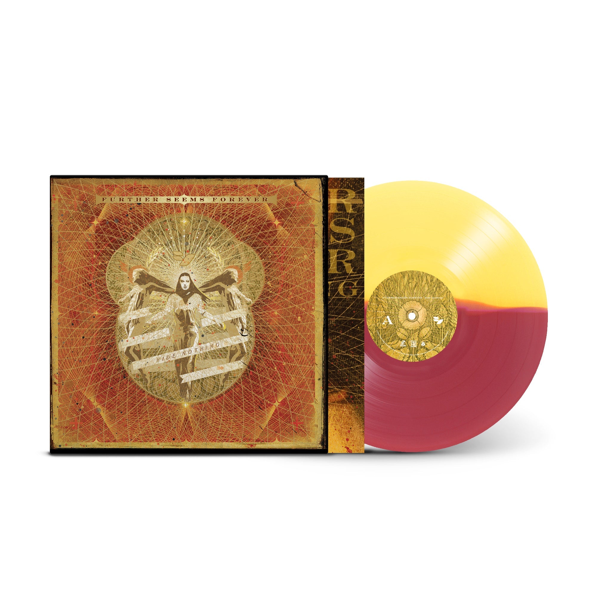 FURTHER SEEMS FOREVER ‘HIDE NOTHING’ LP - LTD. 100 - YELLOW/BURGUNDY