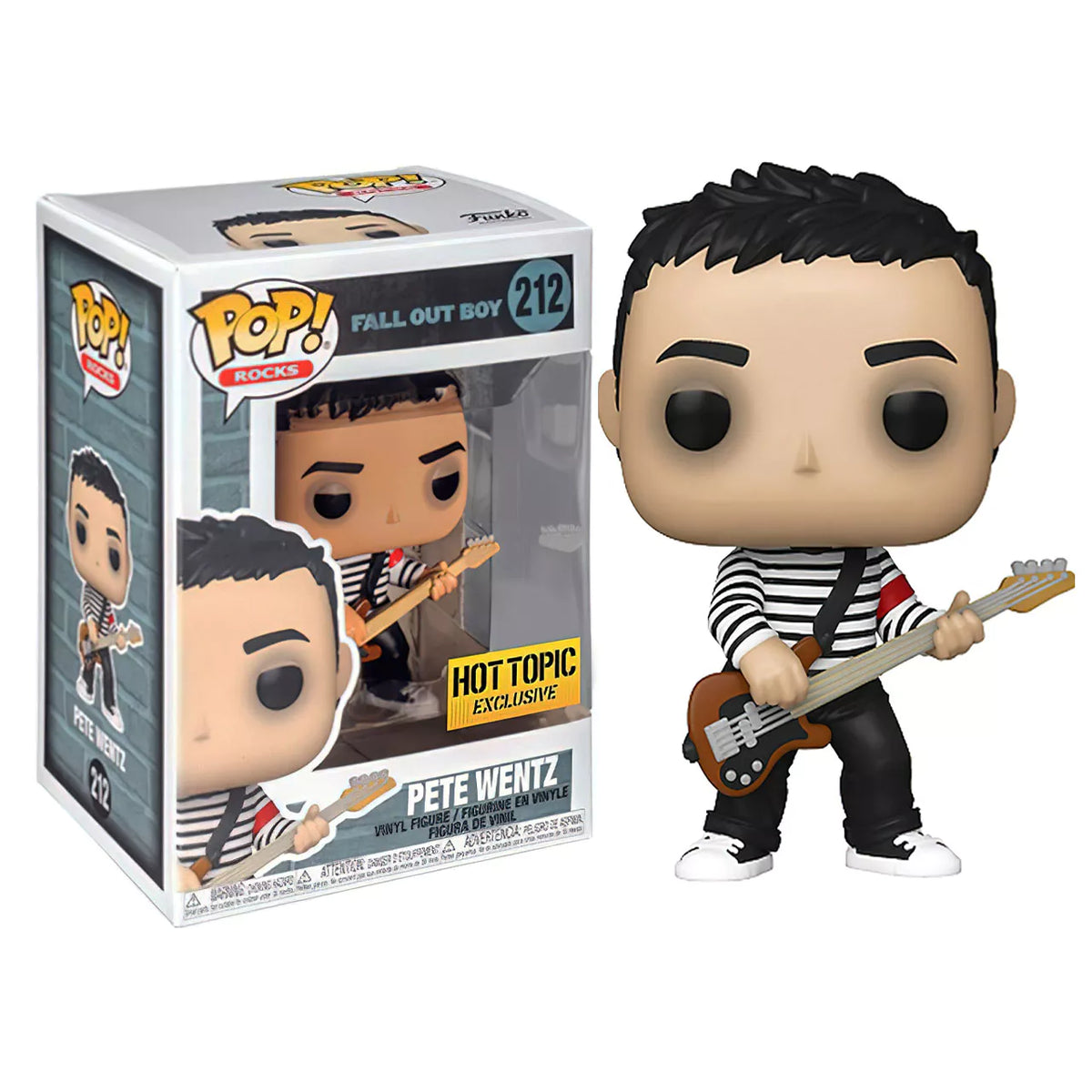 FALL OUT BOY PETE WENTZ FUNKO POP! ROCKS FIGURE - STRIPED SWEATER