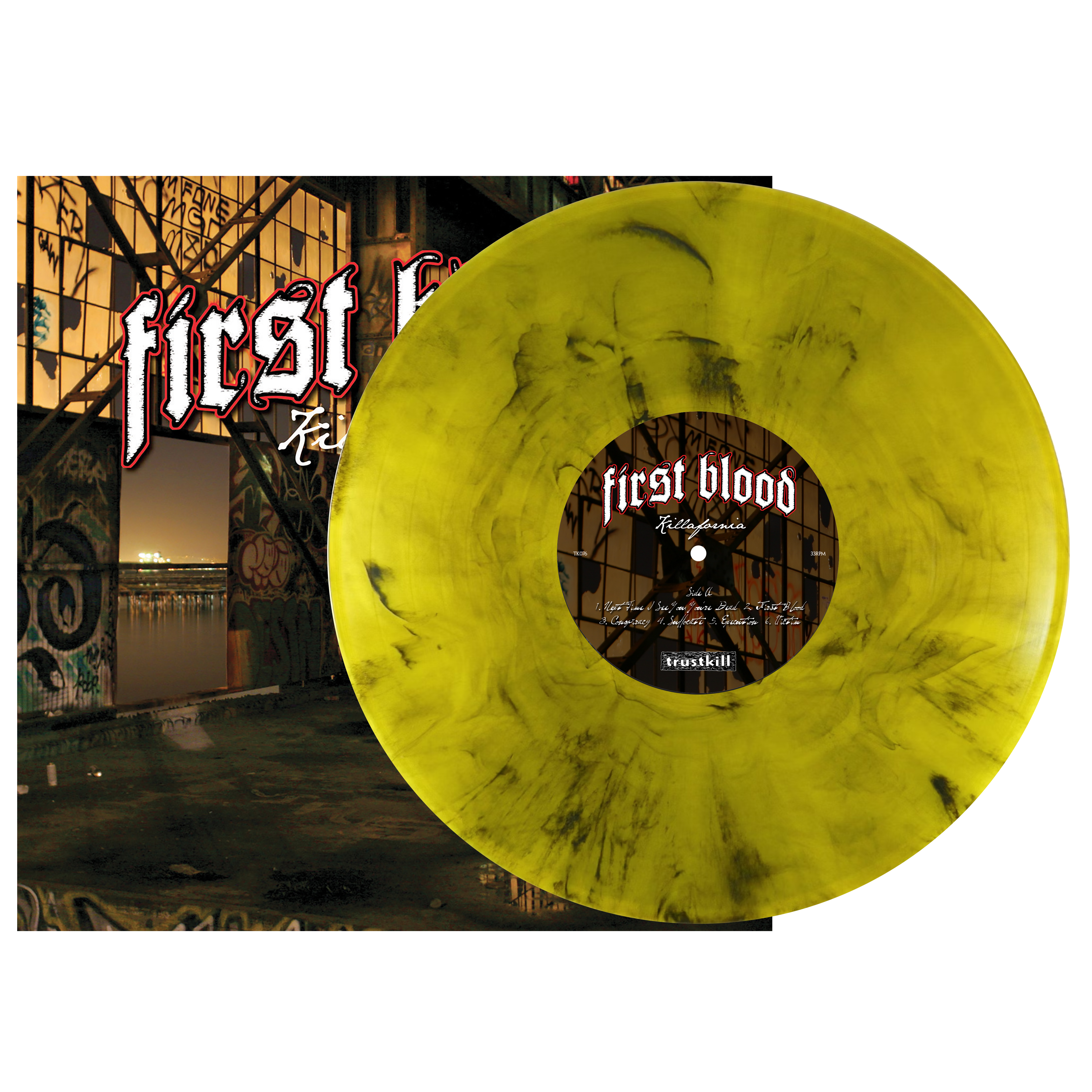 FIRST BLOOD ‘KILLAFORNIA’ LP - YELLOW MARBLE