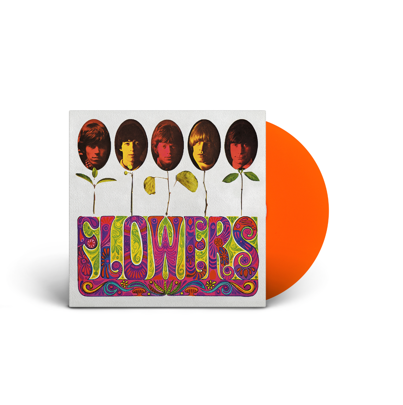 THE ROLLING STONES ‘FLOWERS’ LP - EXCLUSIVE - LTD. 500 - TRANSLUCENT ORANGE