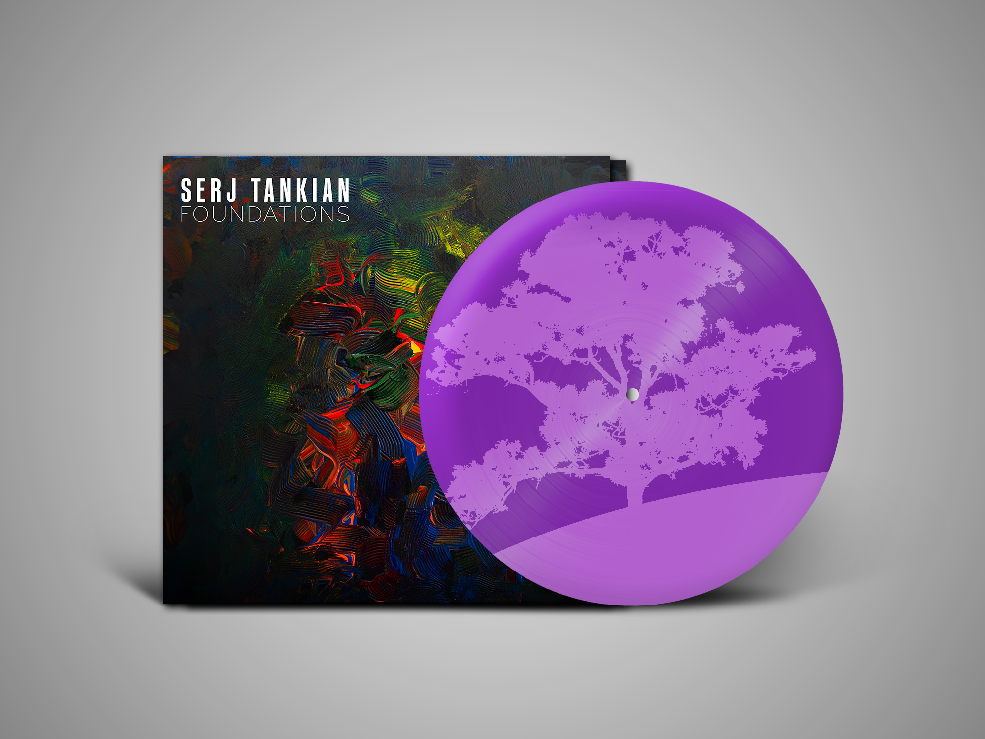 SERJ TANKIAN 'FOUNDATIONS' EP - LTD. EDITION - PURPLE/ETCHED B-SIDE