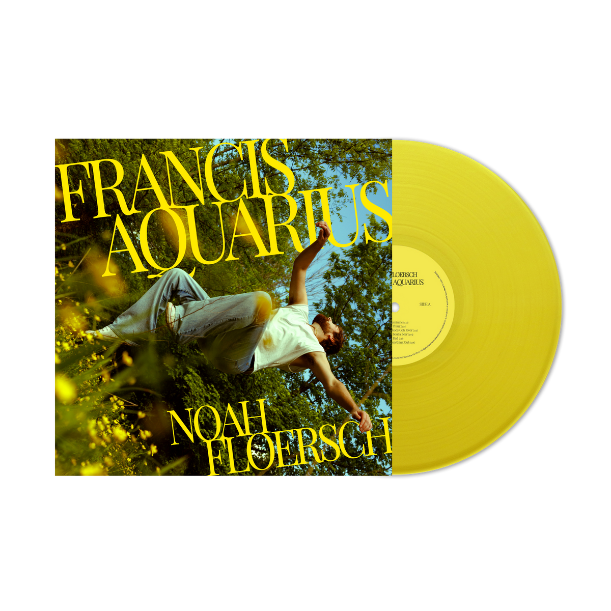 NOAH FLOERSCH 'FRACIS AQUARIUS' LP - AQUARIUS YELLOW