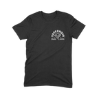 SUPERNOVA GREAT HERON BLACK TEE WITH LINE-UP