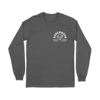 SUPERNOVA GREAT HERON LONG SLEEVE HEATHER GREY TEE WITH LINE-UP