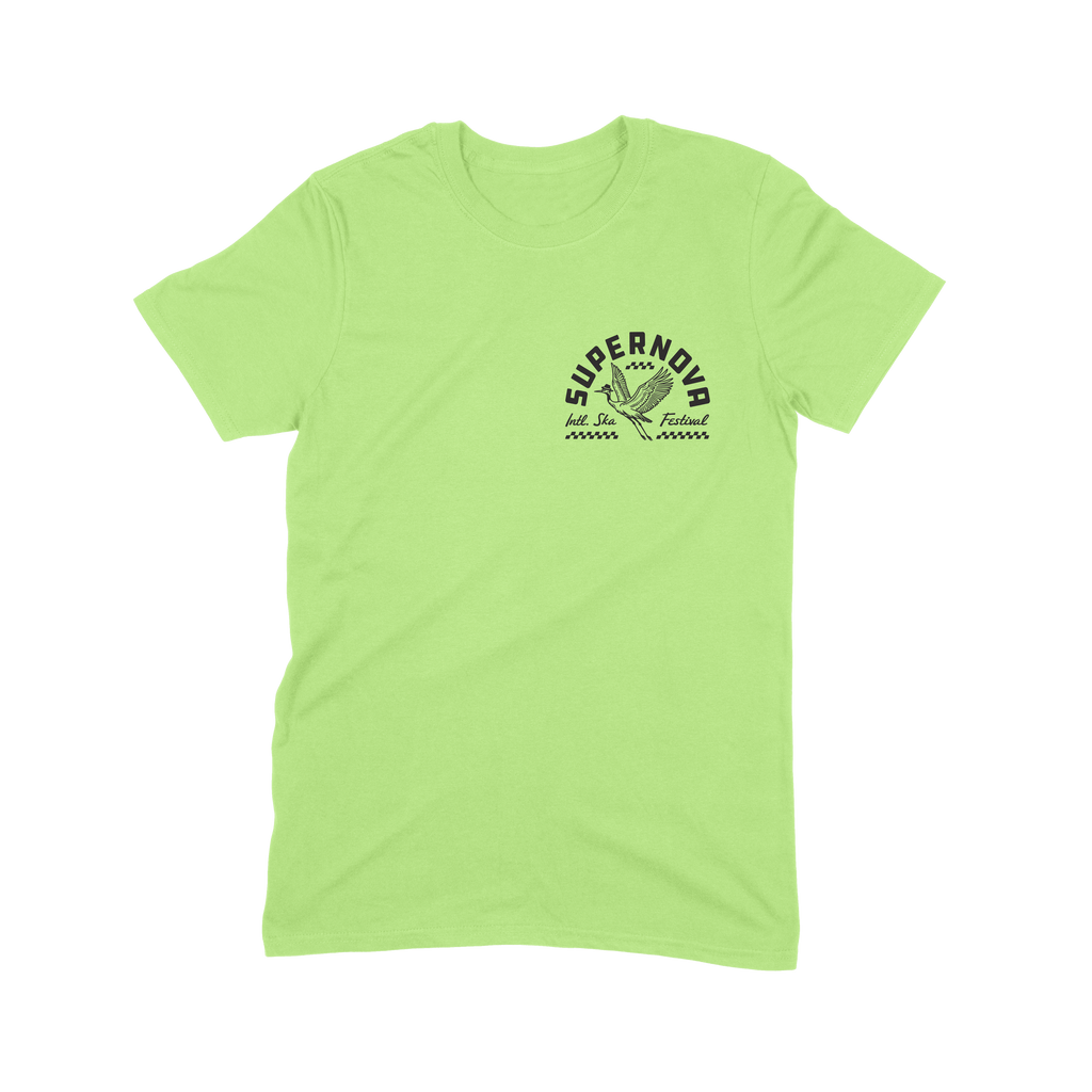 SUPERNOVA GREAT HERON PISTACHIO TEE WITH LINE-UP