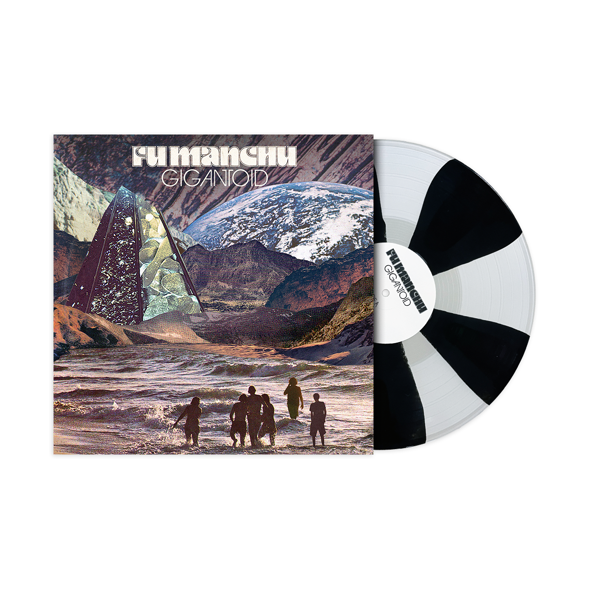 FU MANCHU ‘GIGANTOID’ LP - LTD. 125 - CLEAR/BLACK CORNETTO