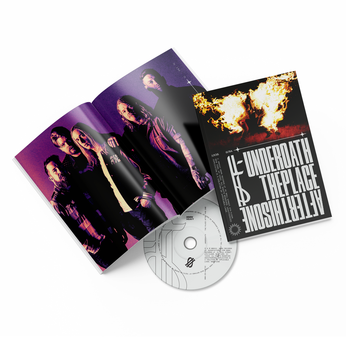UNDEROATH 'THE PLACE AFTER THIS ONE' CD + ZINE