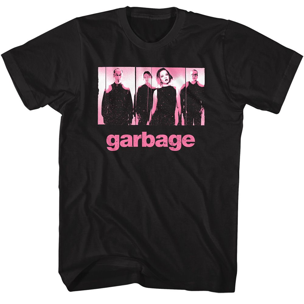 GARBAGE - PINK OFFSET SHIRT