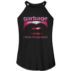 GARBAGE - PARANOID MOUTH LADIES SHIRT