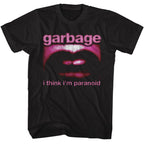 GARBAGE - PARANOID MOUTH SHIRT