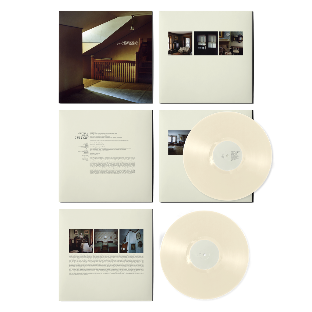 GRIZZLY BEAR 'YELLOW HOUSE' 2LP CREAM/WHITE