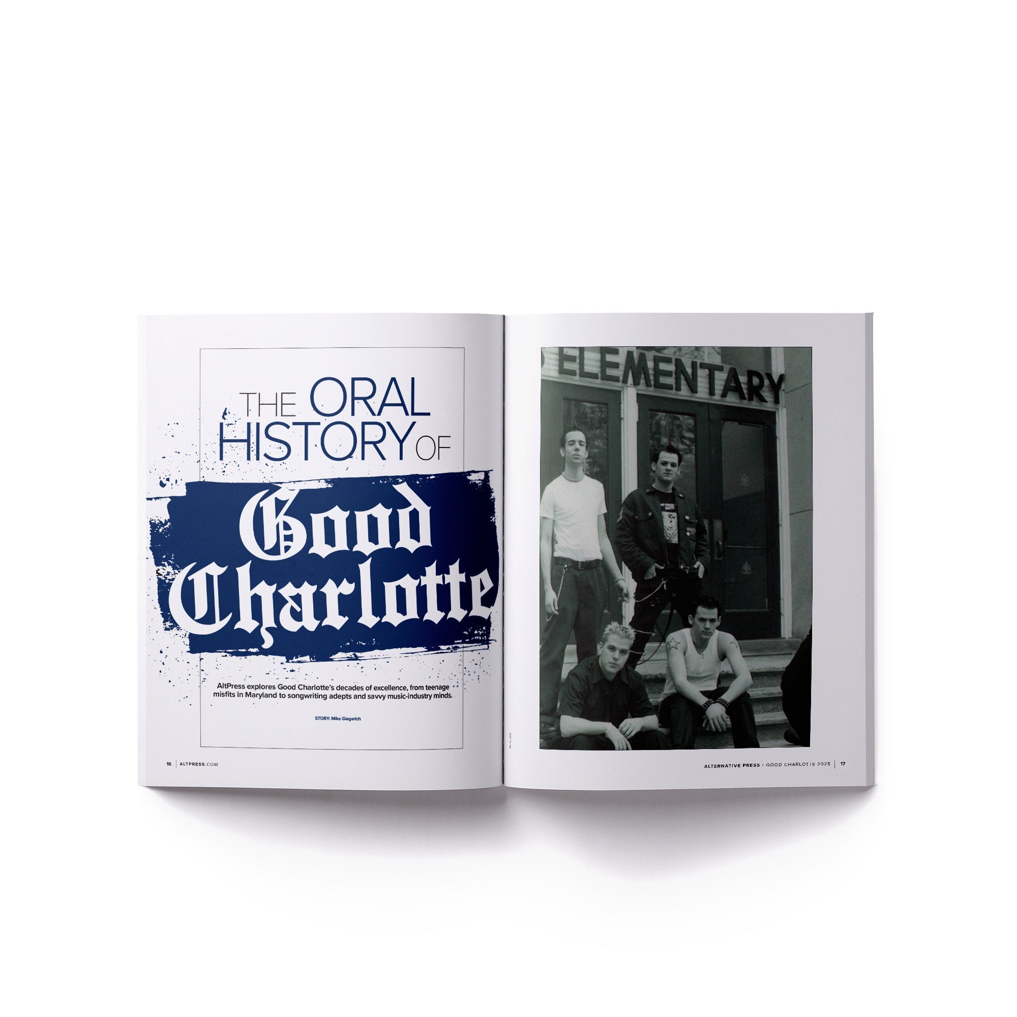 GOOD CHARLOTTE x ALTERNATIVE PRESS SPECIAL COLLECTOR’S EDITION MAGAZINE + ‘MOTEL DU CAP’ LP OR 'YOUNG AND THE HOPELESS' LP - EXCLUSIVE