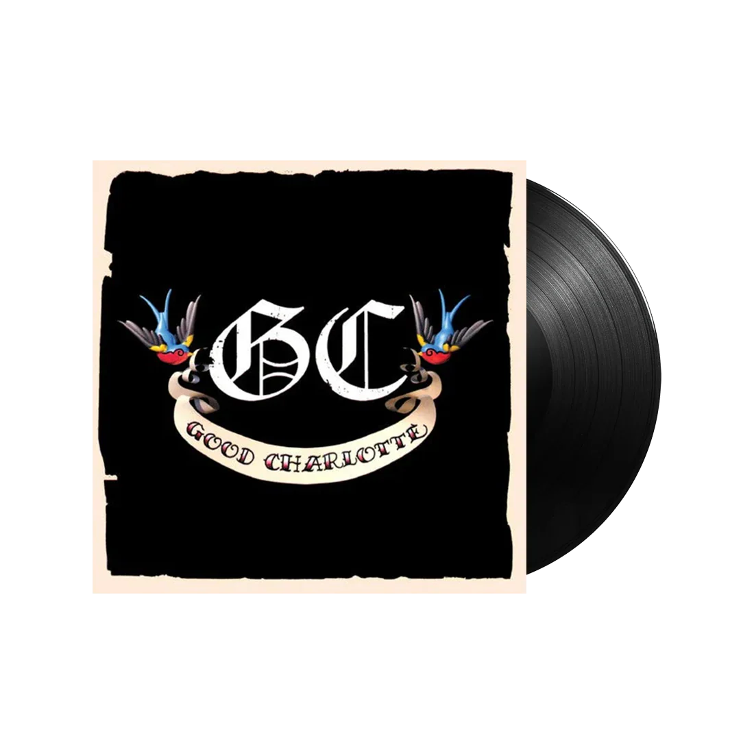 GOOD CHARLOTTE 'SELF-TITLED' REIMAGINED COVER PRINT LP - EXCLUSIVE - LTD. 500 - BLACK