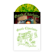 Good Charlotte 'The Young And The Hopeless' LP (Exclusive — Limited to 500, "Reimagined Cover Print" Highlighter Yellow w/Green Splatter Vinyl)