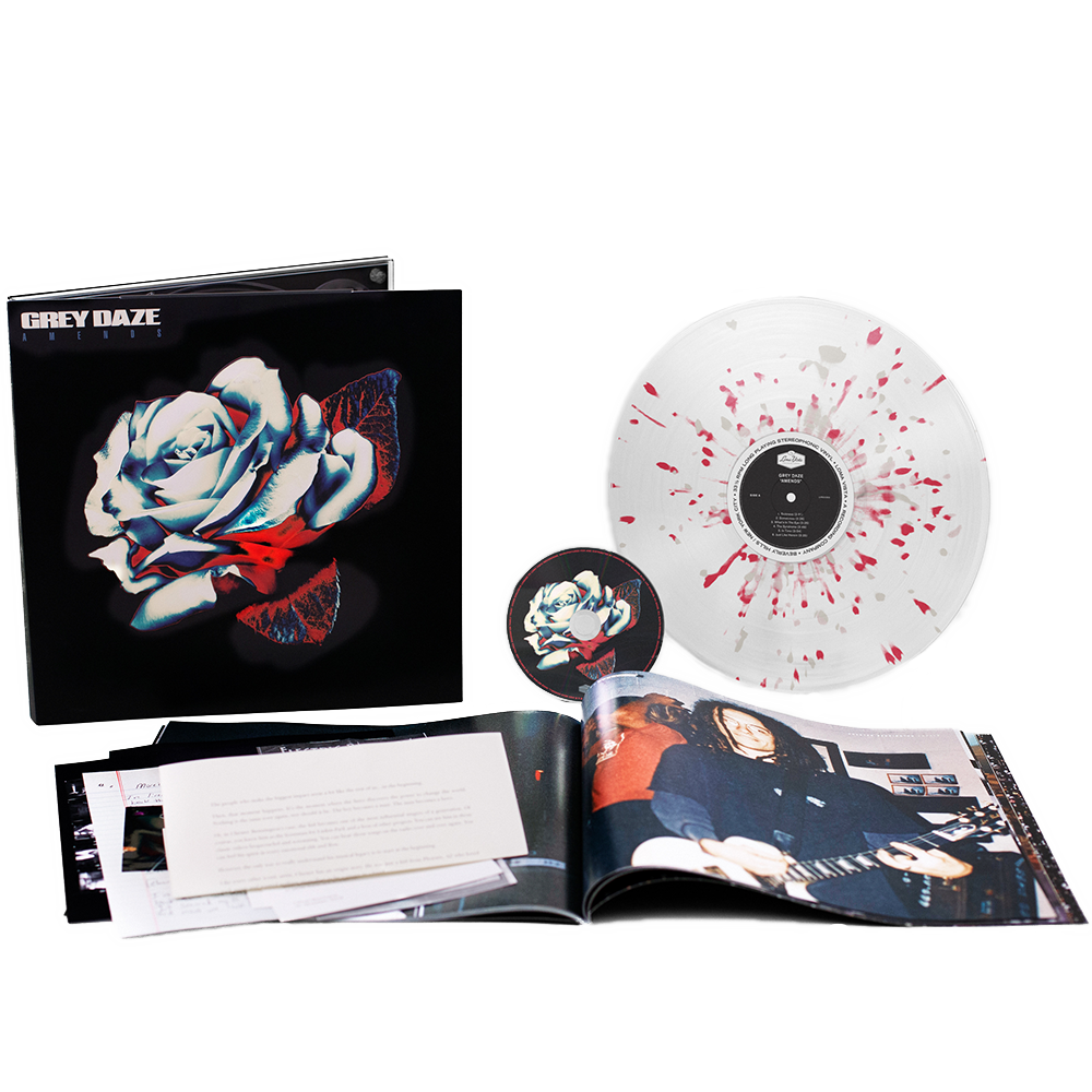 GREY DAZE 'AMENDS' LP+CD - DELUXE EDITION - BONE/RED/SPLATTER