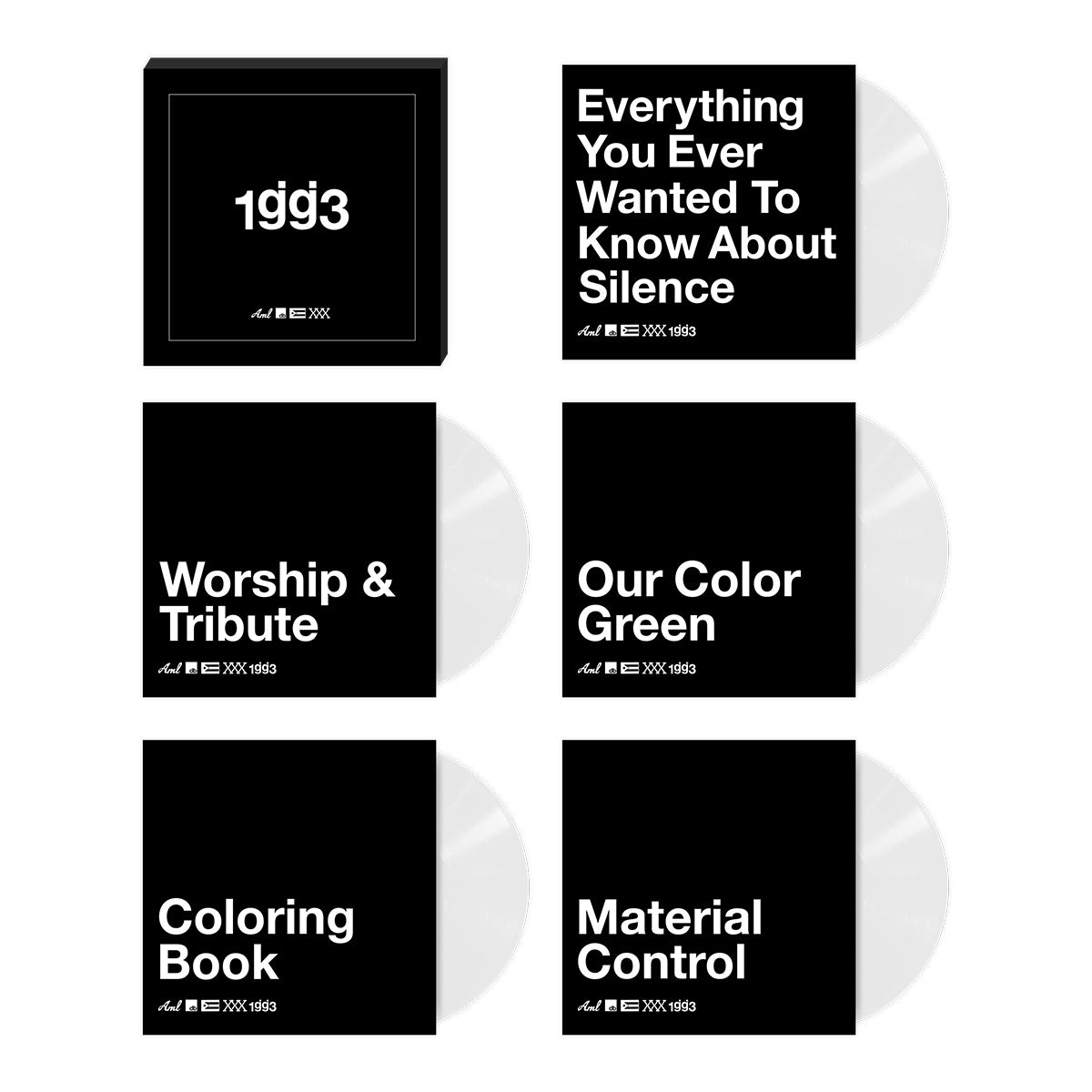 GLASSJAW ‘THE PLAYABLE COLLECTION’ BLACK EDITION BUNDLE 3LP/2LP + SOFTCOVER BOOK