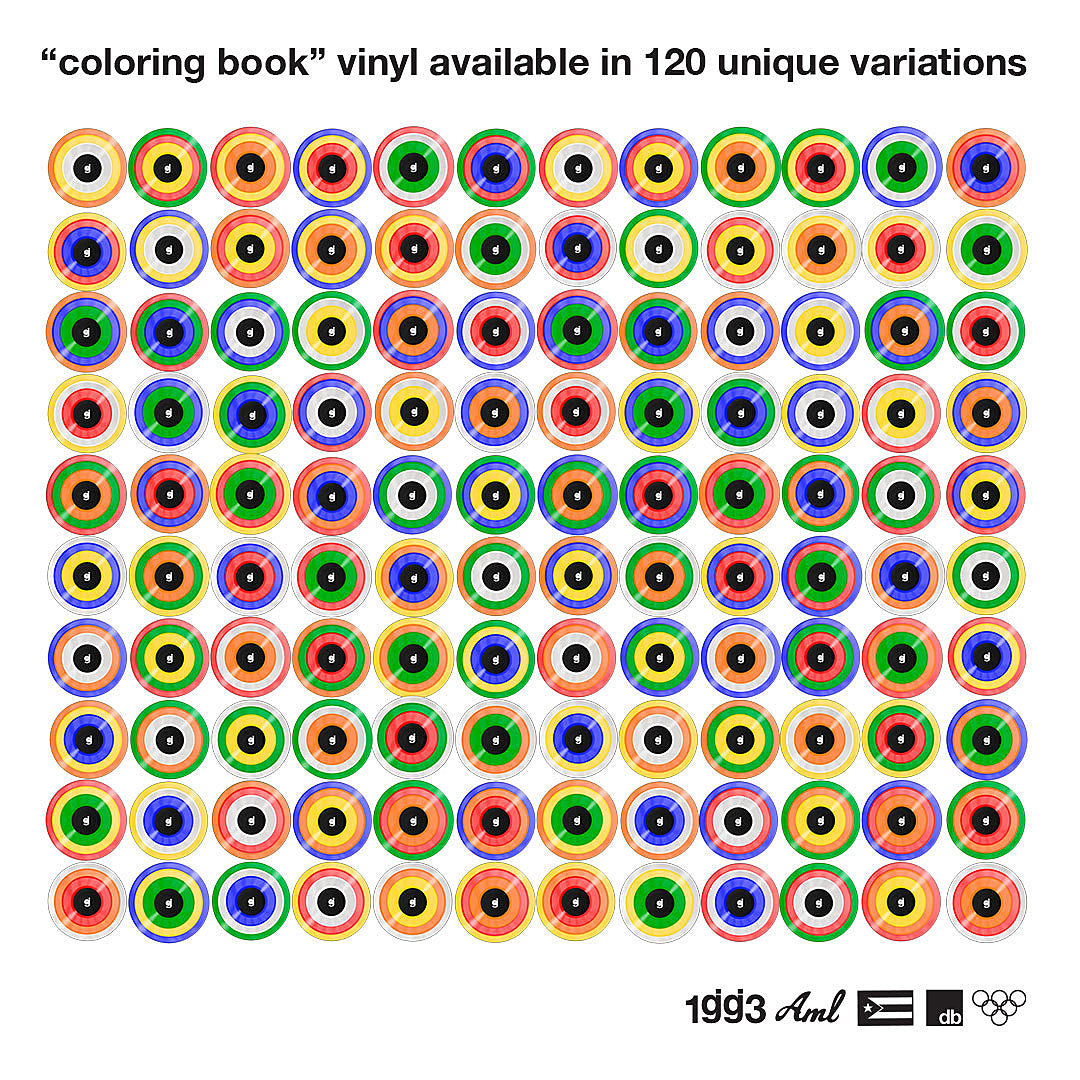 GLASSJAW ‘COLORING BOOK’EP W/SERIGRAPH -  RANDOM COLOR