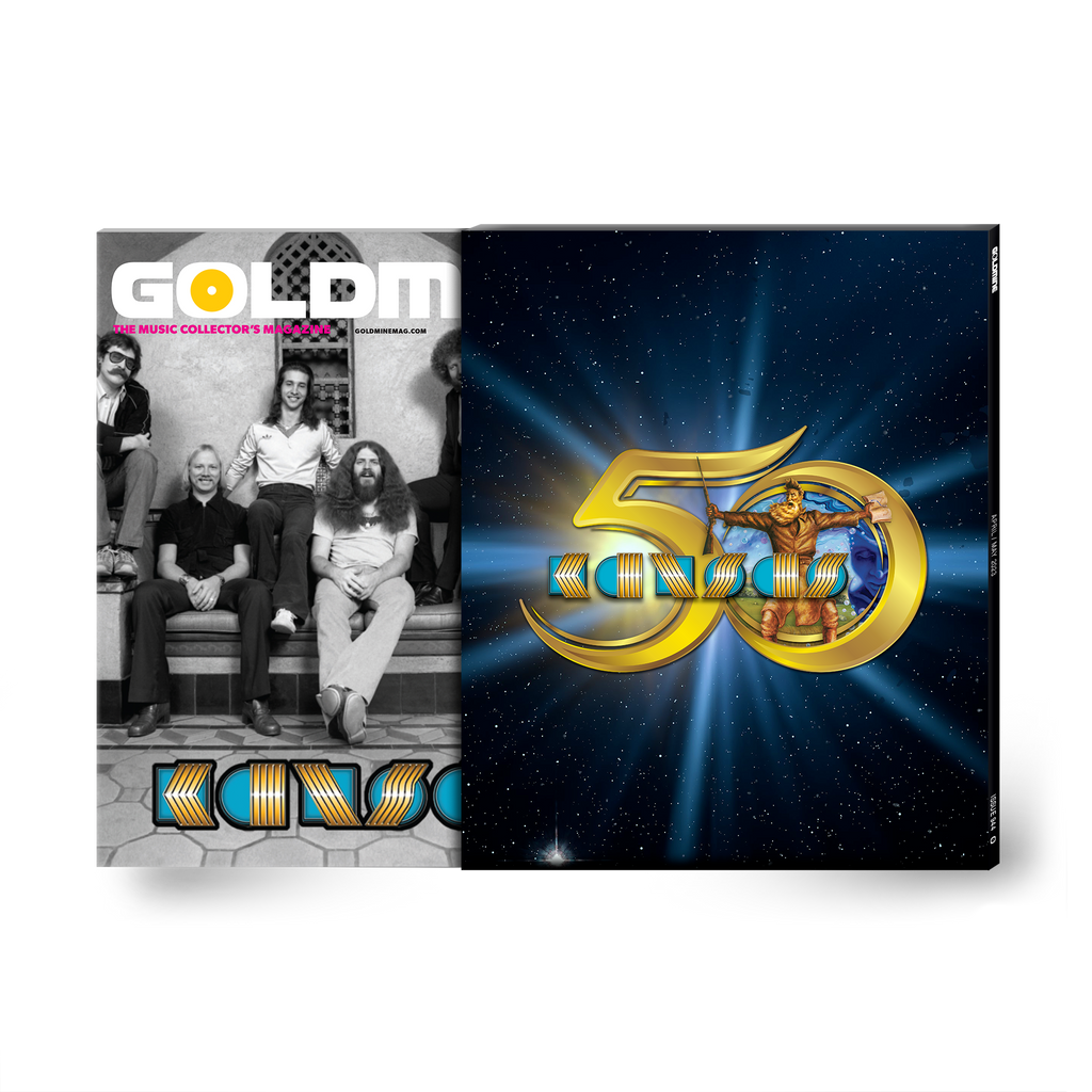 GOLDMINE MAGAZINE: APRIL/MAY 2023 ISSUE FEATURING KANSAS ALT COVER HAND-NUMBERED SLIPCASE + SIGNED PRINT