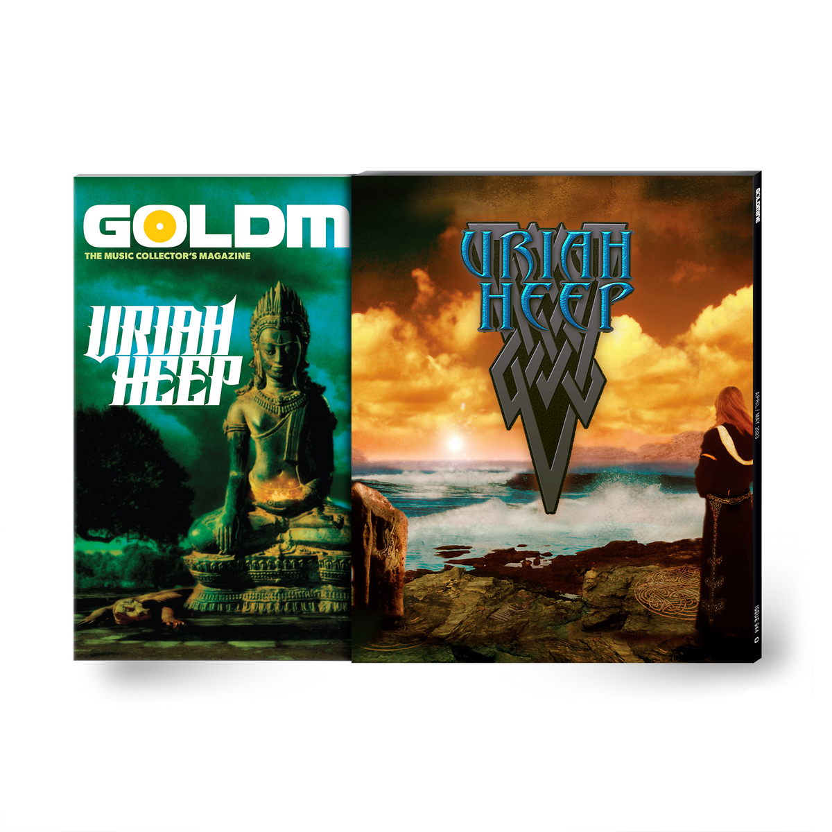 GOLDMINE MAGAZINE: APRIL/MAY 2023 ISSUE ALT COVER FEATURING URIAH HEEP - HAND-NUMBERED SLIPCASE + SIGNED PRINT