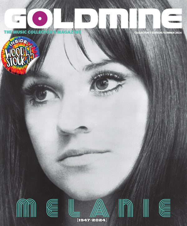 MELANIE X GOLDMINE BUNDLE - GOLDMINE SUMMER 2024 ISSUE W/ 'SONGS I SANG AT WOODSTOCK' 7” LTD. 100 - EXCLUSIVE - TURQUOISE