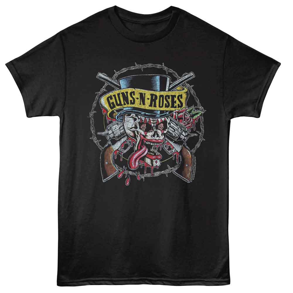 GUNS N' ROSES - GNR CLOWN SKULL AND PISTOLS SHIRT