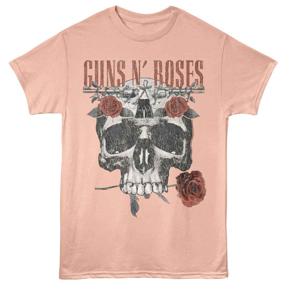 GUNS N' ROSES - GUNS N ROSES FLOWER SKULL SHIRT