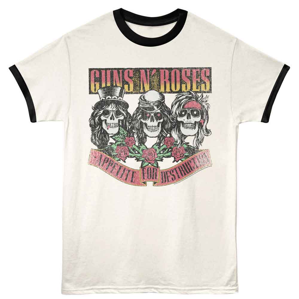 GUNS N' ROSES - GUNS N ROSES APPETITE SKULLS SHIRT