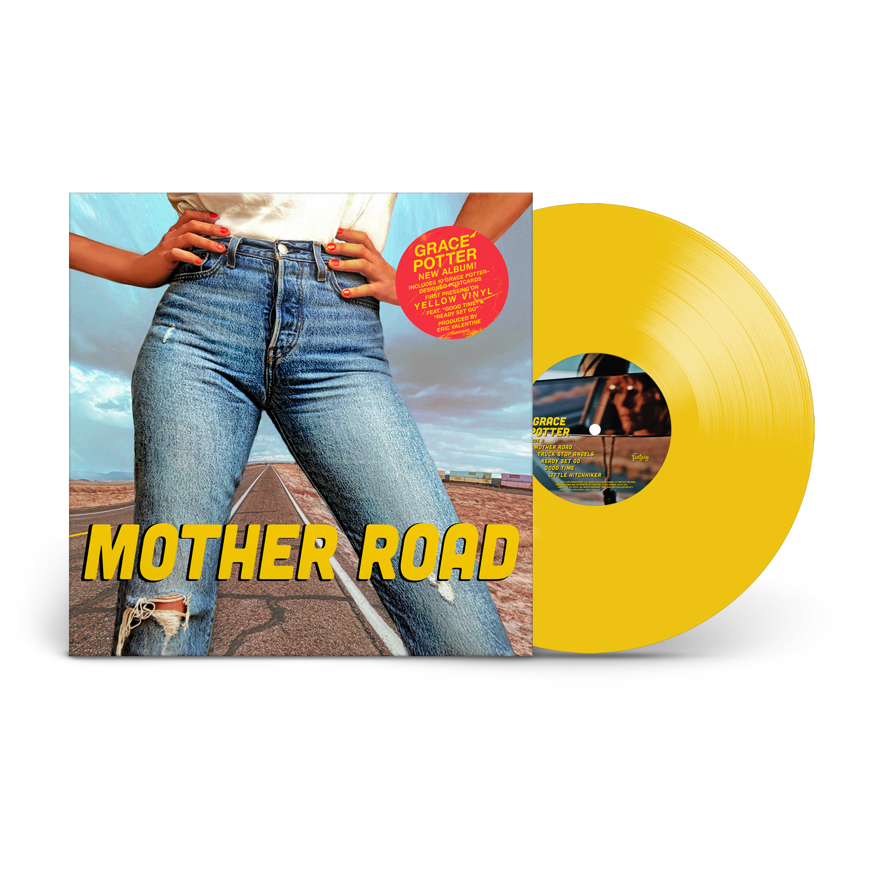 GRACE POTTER 'MOTHER ROAD' LP (Yellow Vinyl)