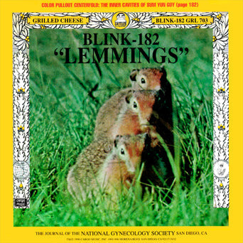 BLINK-182 / SWINDLE 'LEMMINGS' SPLIT 7" SINGLE - CLEAR