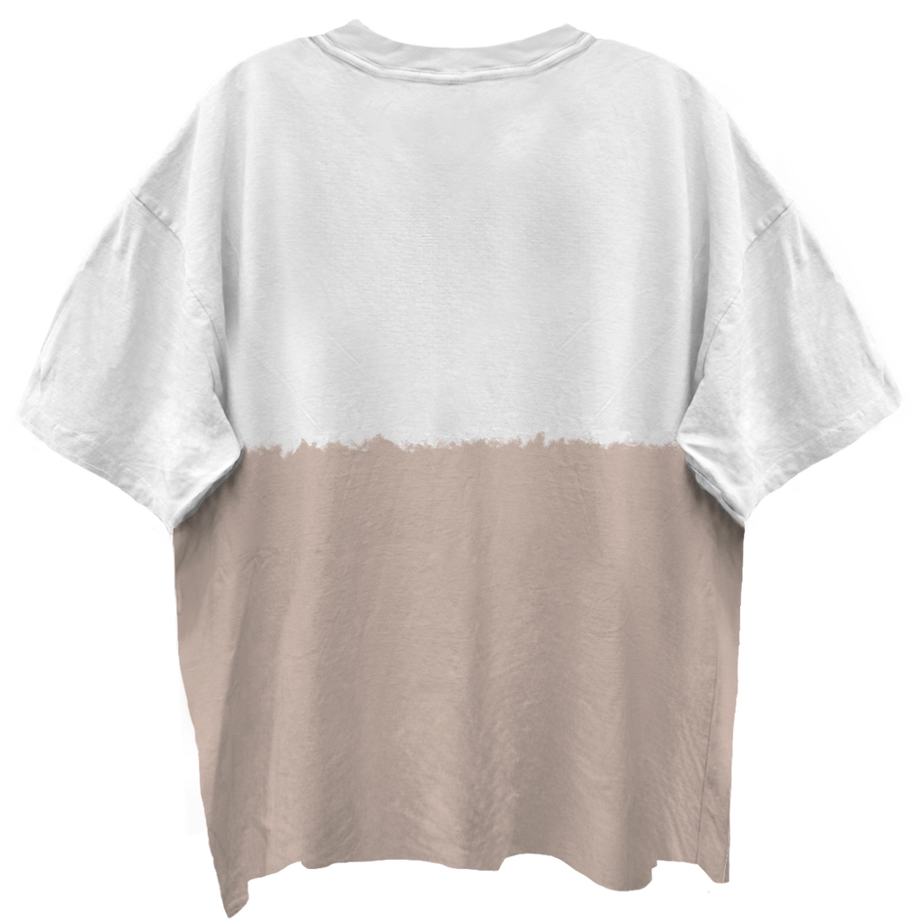GREEN DAY DOOKIE ALBUM COVER WHITE/SAND DIP DYE WASH T-SHIRT/GIANT VINTAGE