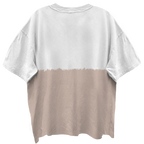 GREEN DAY DOOKIE ALBUM COVER WHITE/SAND DIP DYE WASH T-SHIRT/GIANT VINTAGE