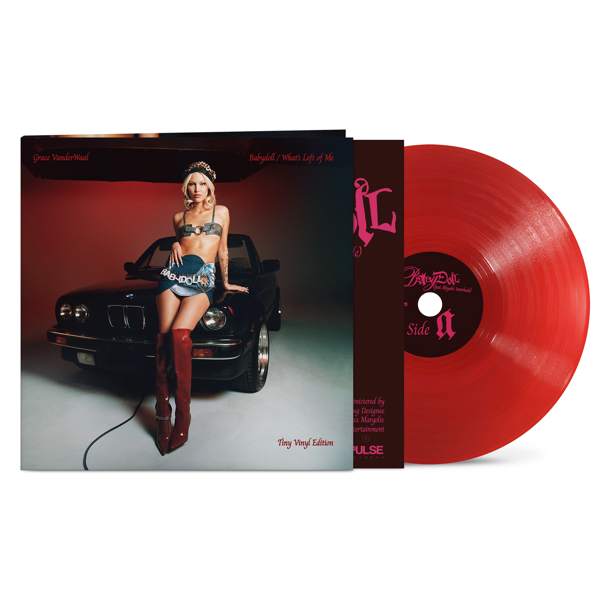 GRACE VANDERWAAL 'BABYDOLL / WHAT'S LEFT OF ME' 4" (Red Tiny Viny)