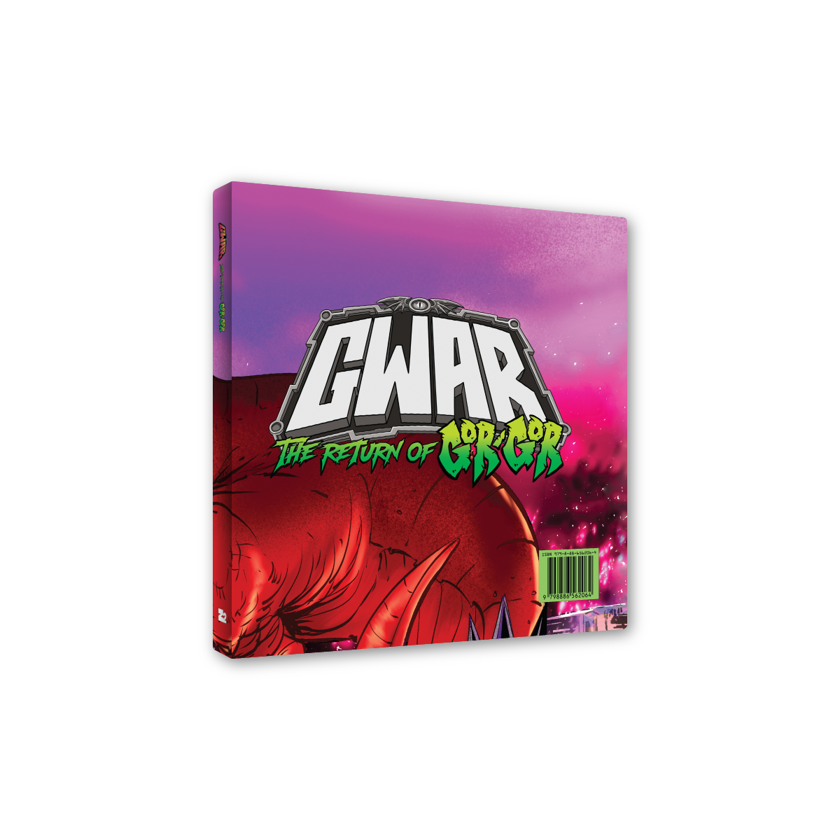 GWAR: 'THE RETURN OF GOR GOR' DELUXE COMIC BOOK + 'THE RETURN OF GOR GOR' LP - LTD. - EVERGREEN