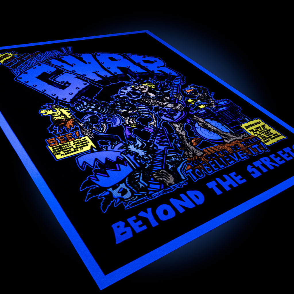 GWAR X BEYOND THE STREETS "GWAR FIRST SHOW" FLOCKED POSTER