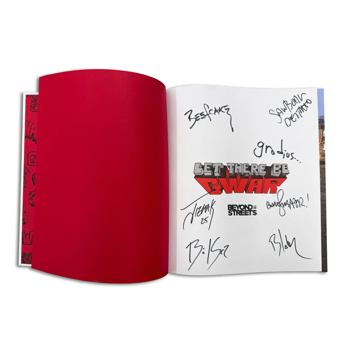 GWAR X BEYOND THE STREETS SIGNED "LET THERE BE GWAR" BOOK
