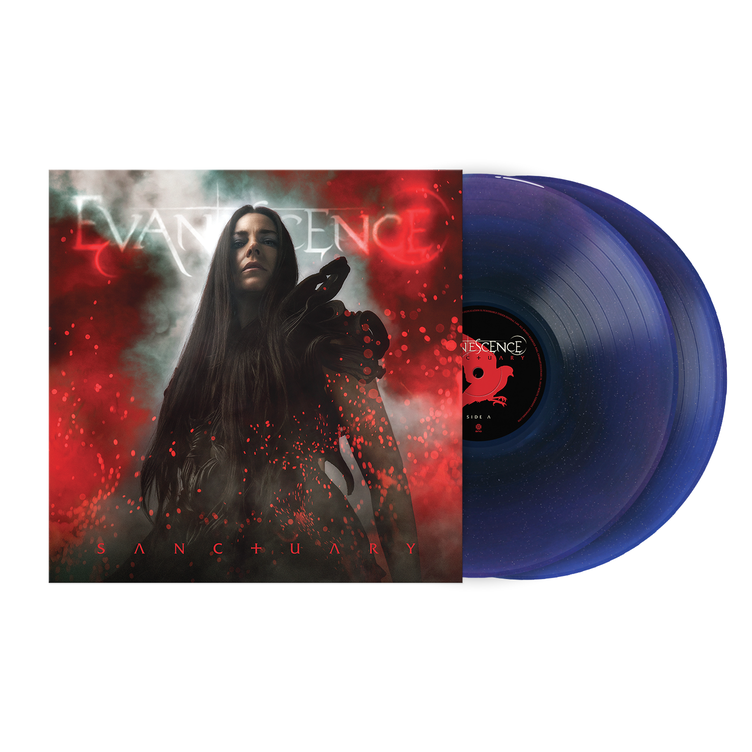 EVANESCENCE ‘SANCTUARY’ 2LP (Exclusive – Limited to 500, Galaxy Glitter Vinyl)