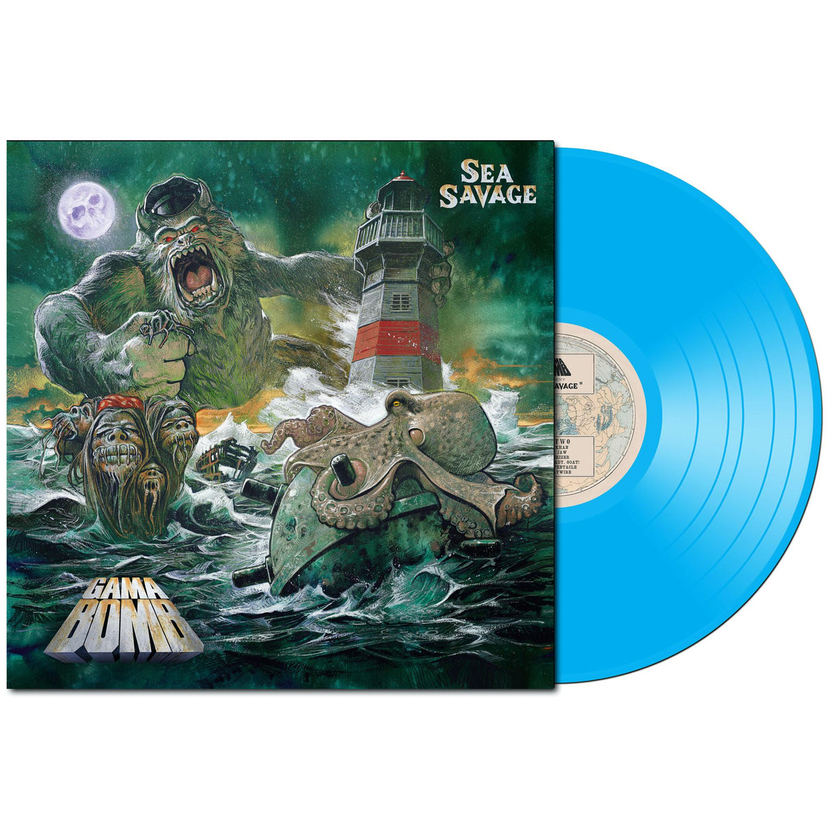 GAMA BOMB ‘SEA SAVAGE’ LIMITED EDITION LP - SEA BLUE