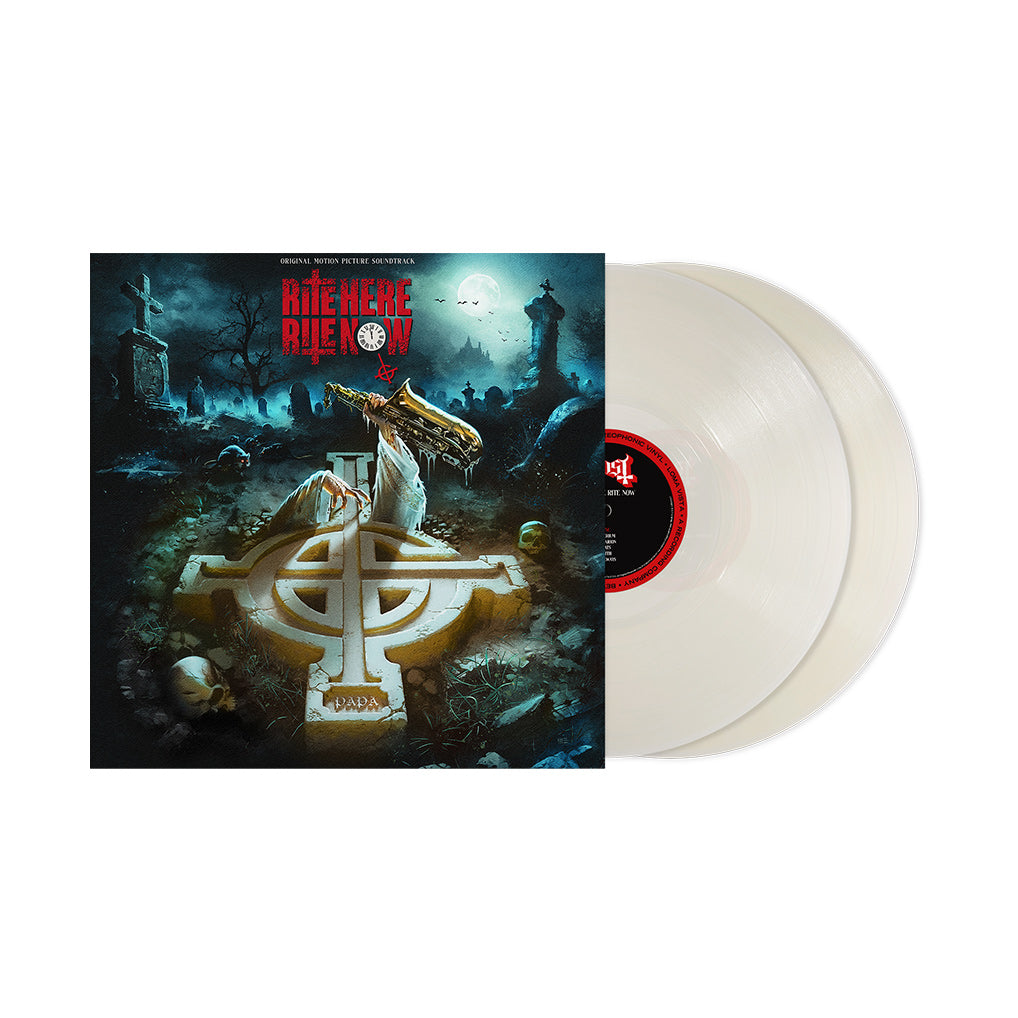 GHOST ‘RITE HERE RITE NOW’ ORIGINAL MOTION PICTURE SOUNDTRACK 2LP - EXCLUSIVE - LTD. 750 - TRANSLUCENT MILKY CLEAR/ TRANSLUCENT BLACK ICE