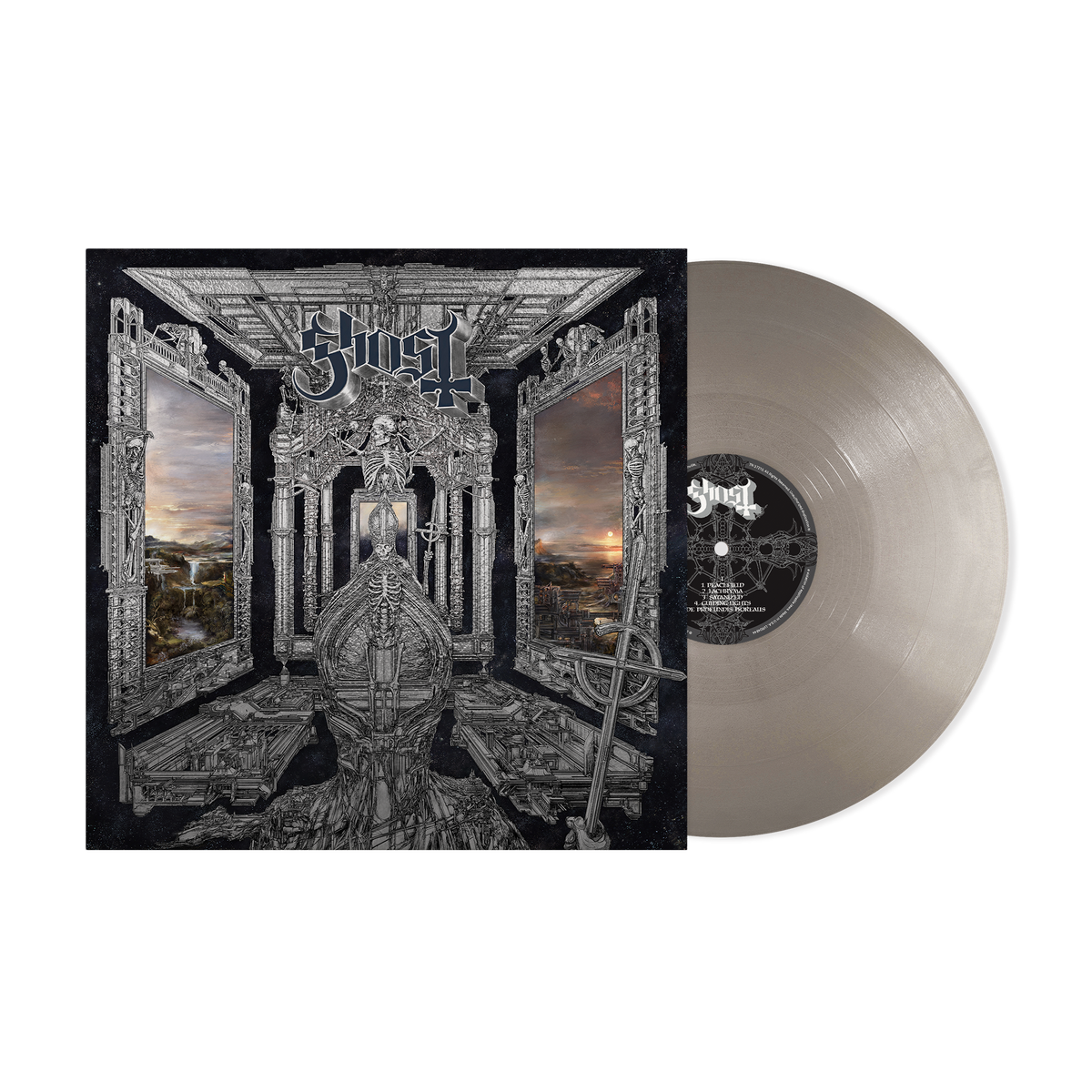 GHOST'SKELETÃ' LP - EXCLUSIVE - LTD. 1000 - OPAQUE SILVER