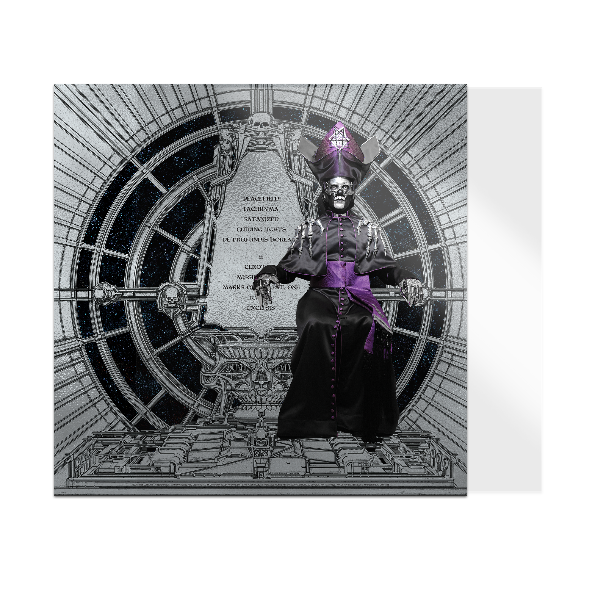 GHOST ‘SKELETÁ’ LP - EXCLUSIVE - LTD. 1000 - OPAQUE SILVER