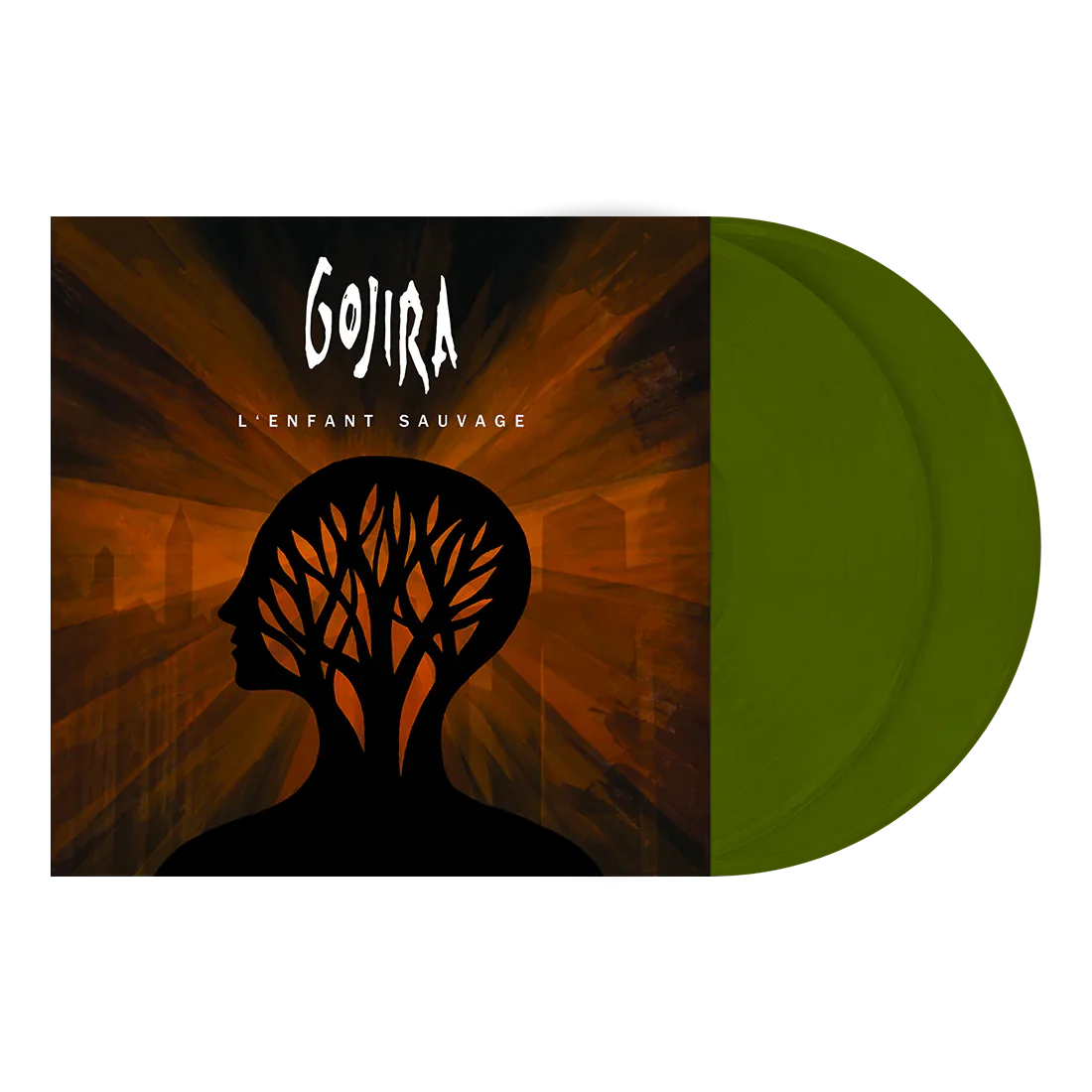 GOJIRA 'L'ENFANT SAUVAGE' 2LP - FOREST GREEN