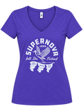 SUPERNOVA GREAT HERON - PURPLE RUSH WOMAN'S V NECK