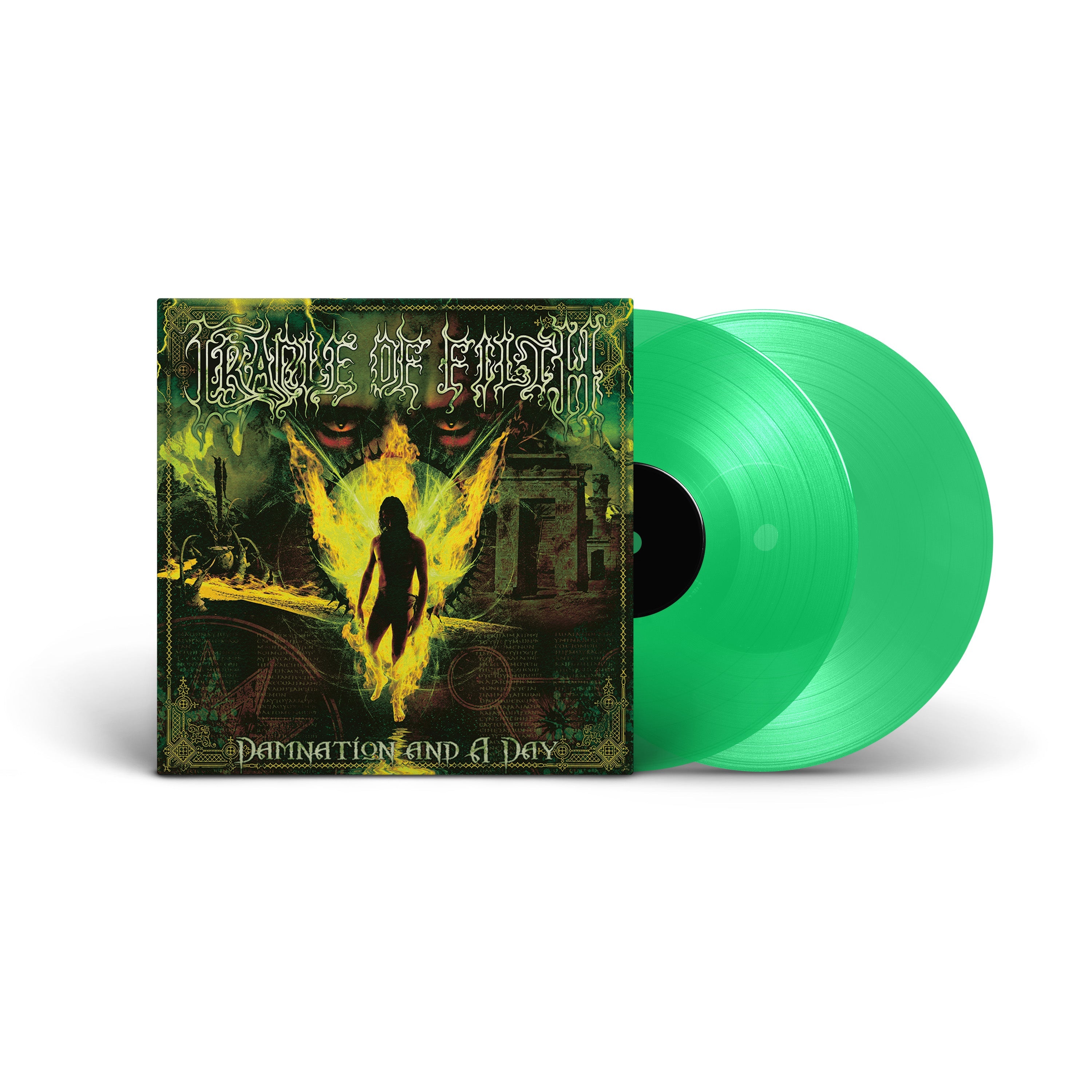 CRADLE OF FILTH ‘DAMNATION AND A DAY’ 2LP - EXCLUSIVE - LTD. 300 -  TRANSLUCENT GREEN