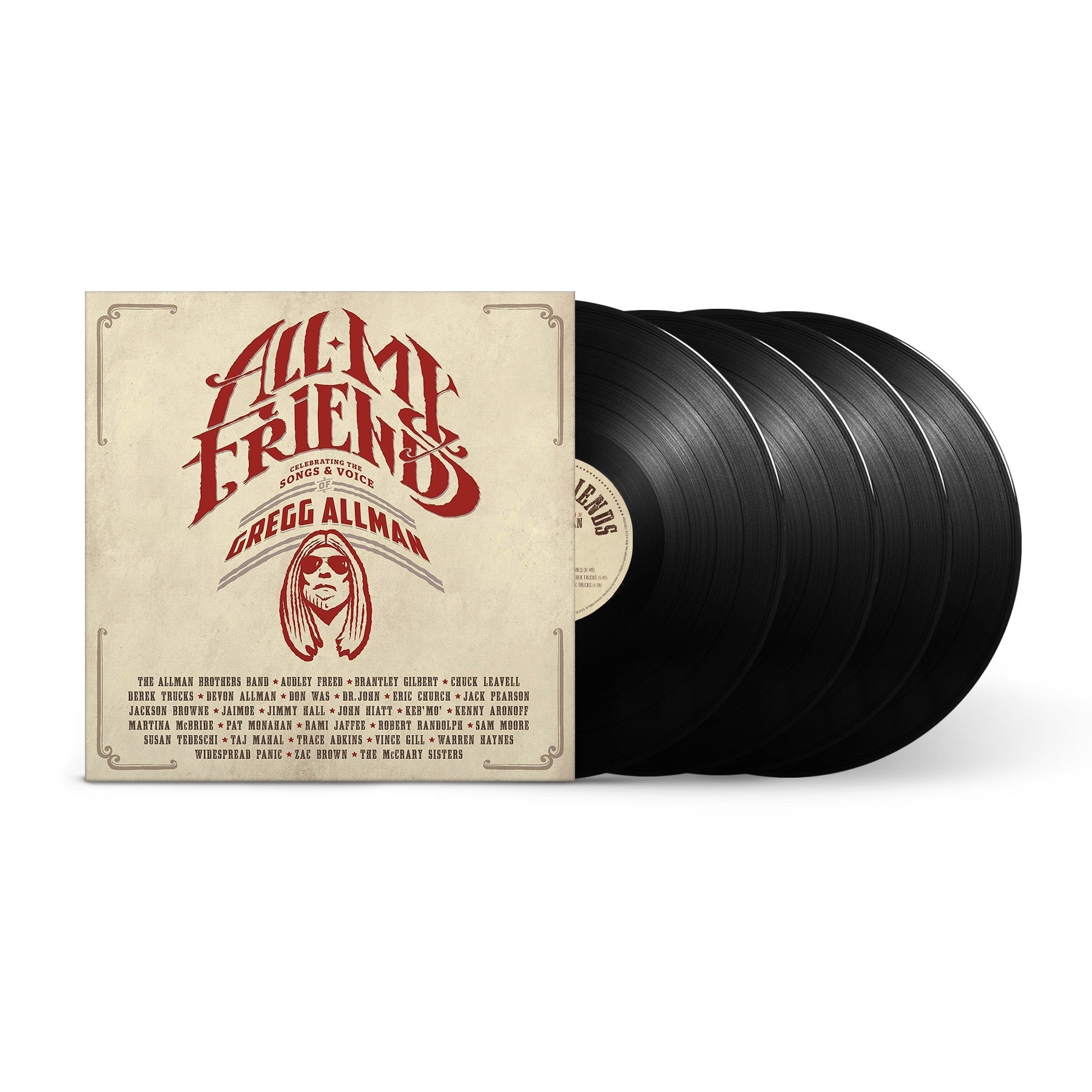ALL MY FRIENDS: CELEBRATING THE SONGS & VOICE OF GREGG ALLMAN 4LP