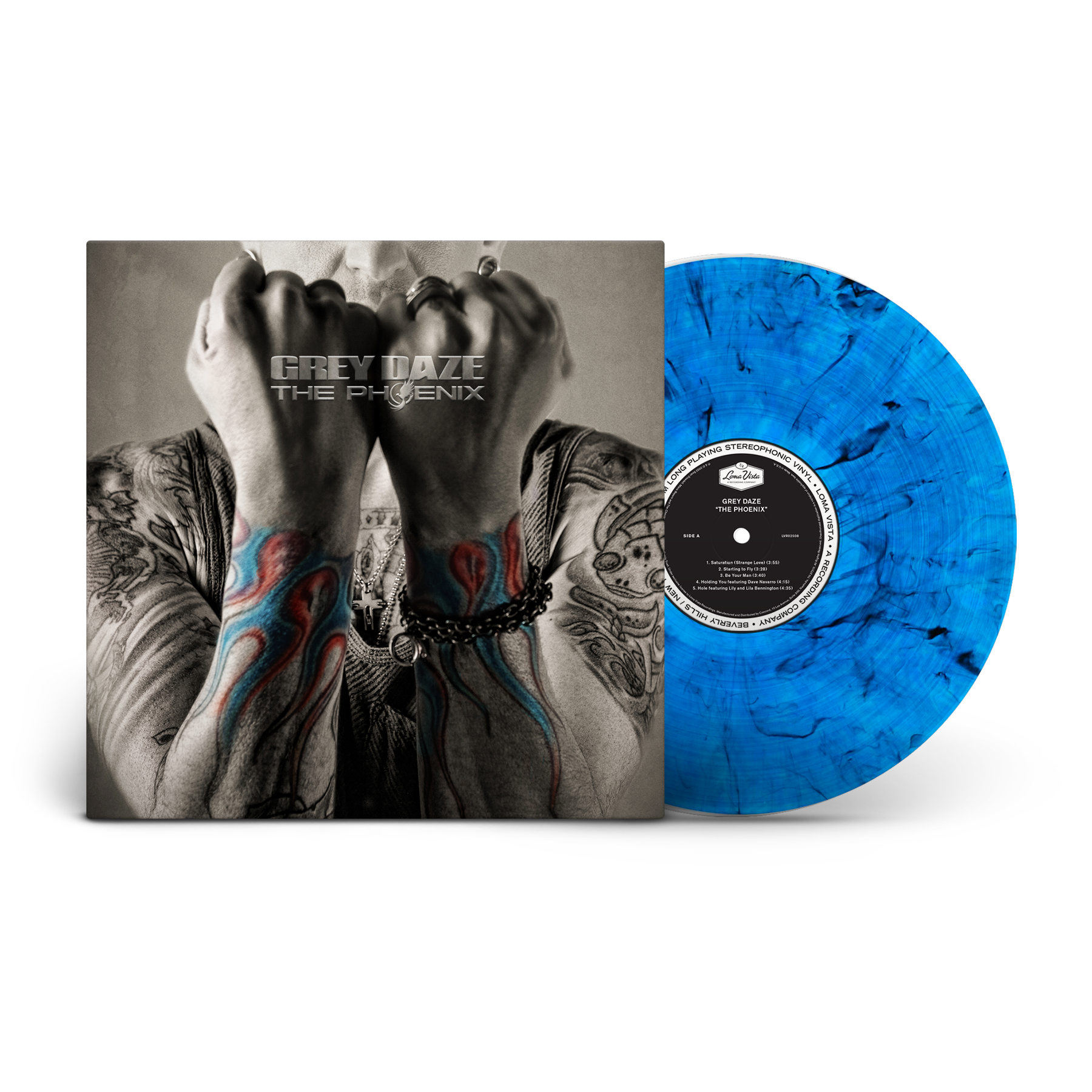 GREY DAZE 'THE PHOENIX' LP- EXCLUSIVE - LTD. 400 - BLUE SMOKE